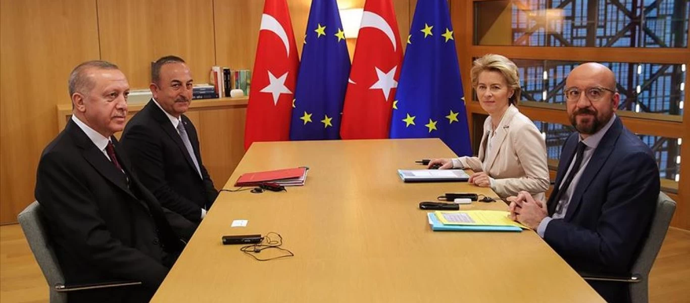 «Τρέχοντας» έφυγε από τις Βρυξέλλες ο Ερντογάν: Δεν πήγε καλά η συνάντησή του με τους Ευρωπαίους αξιωματούχους